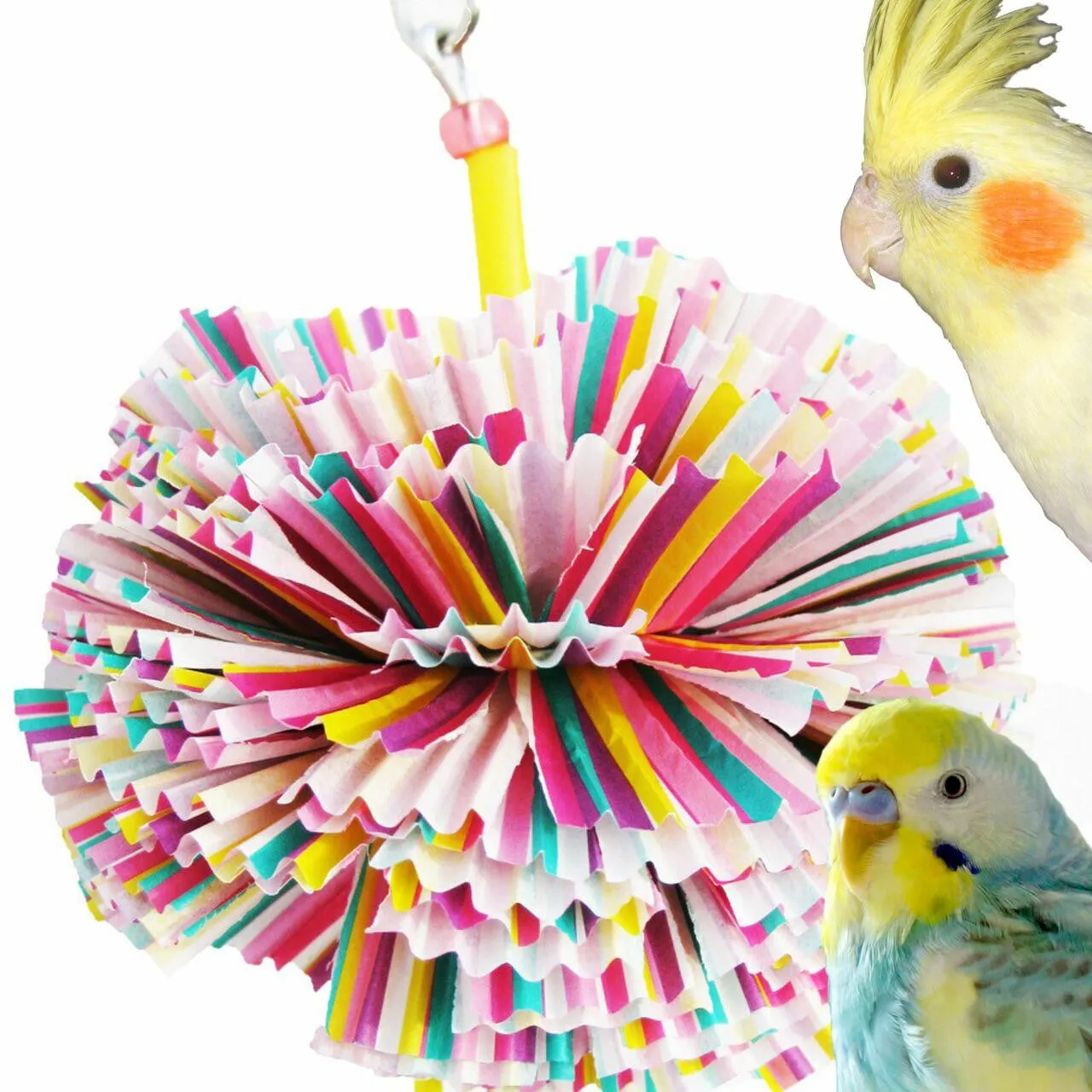 1791 Paper Puff Small Bird Toy