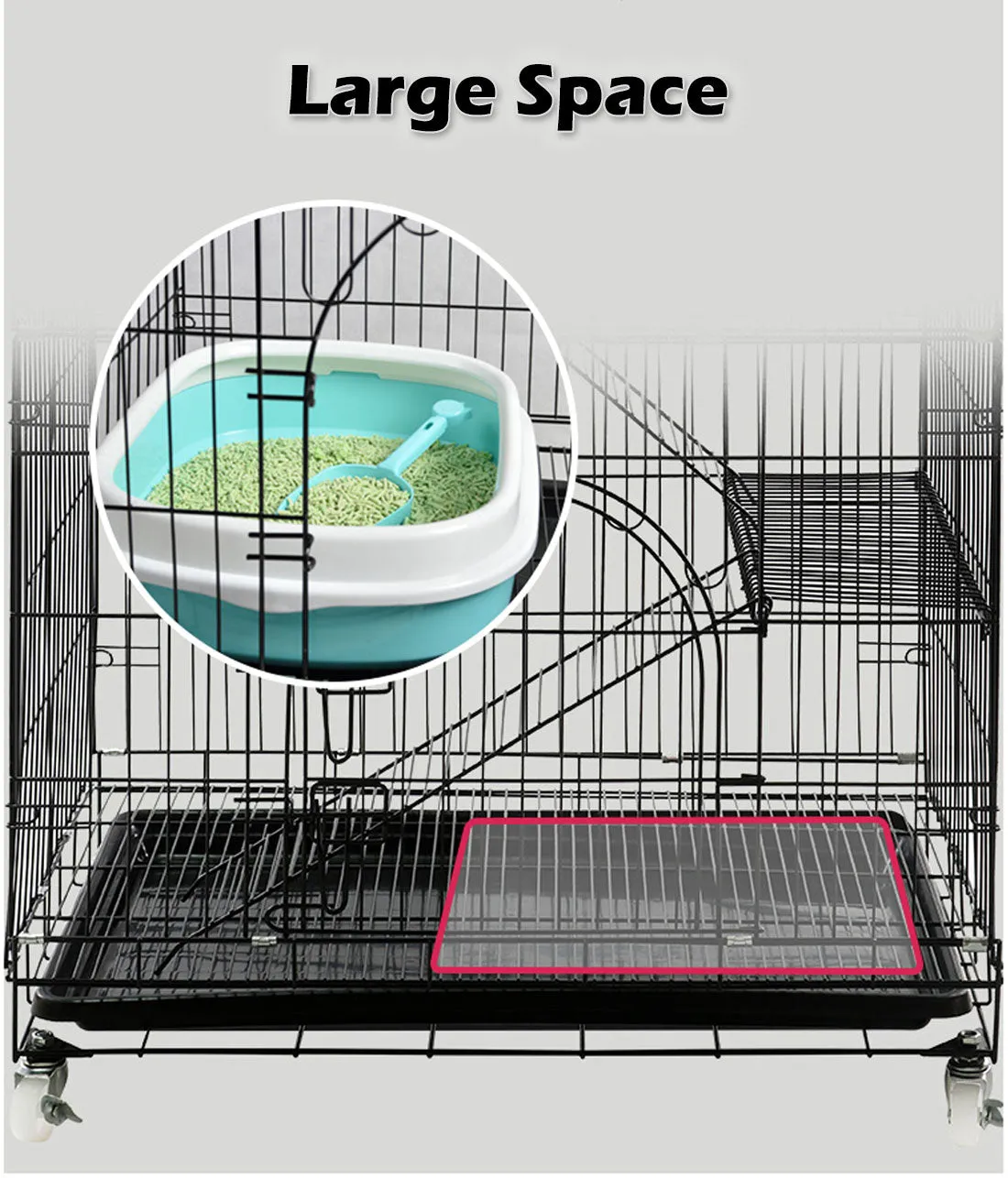 3 Level Rabbit Bird Cage Ferret Parrot Aviary Cat Rat Aviary Budgie Hamster Pet Cages Castor