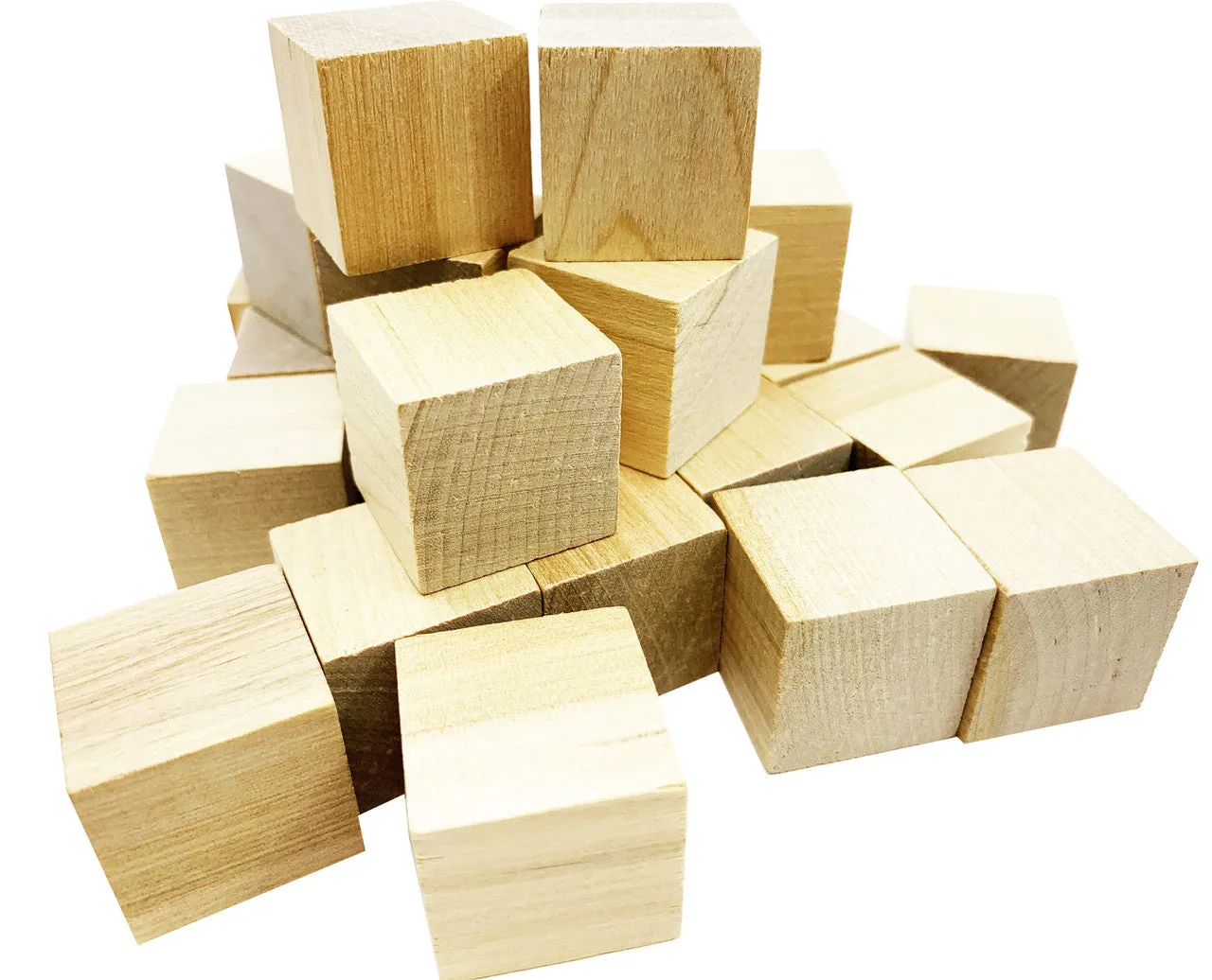 3167 pk24 1inch Small Wood Cubes