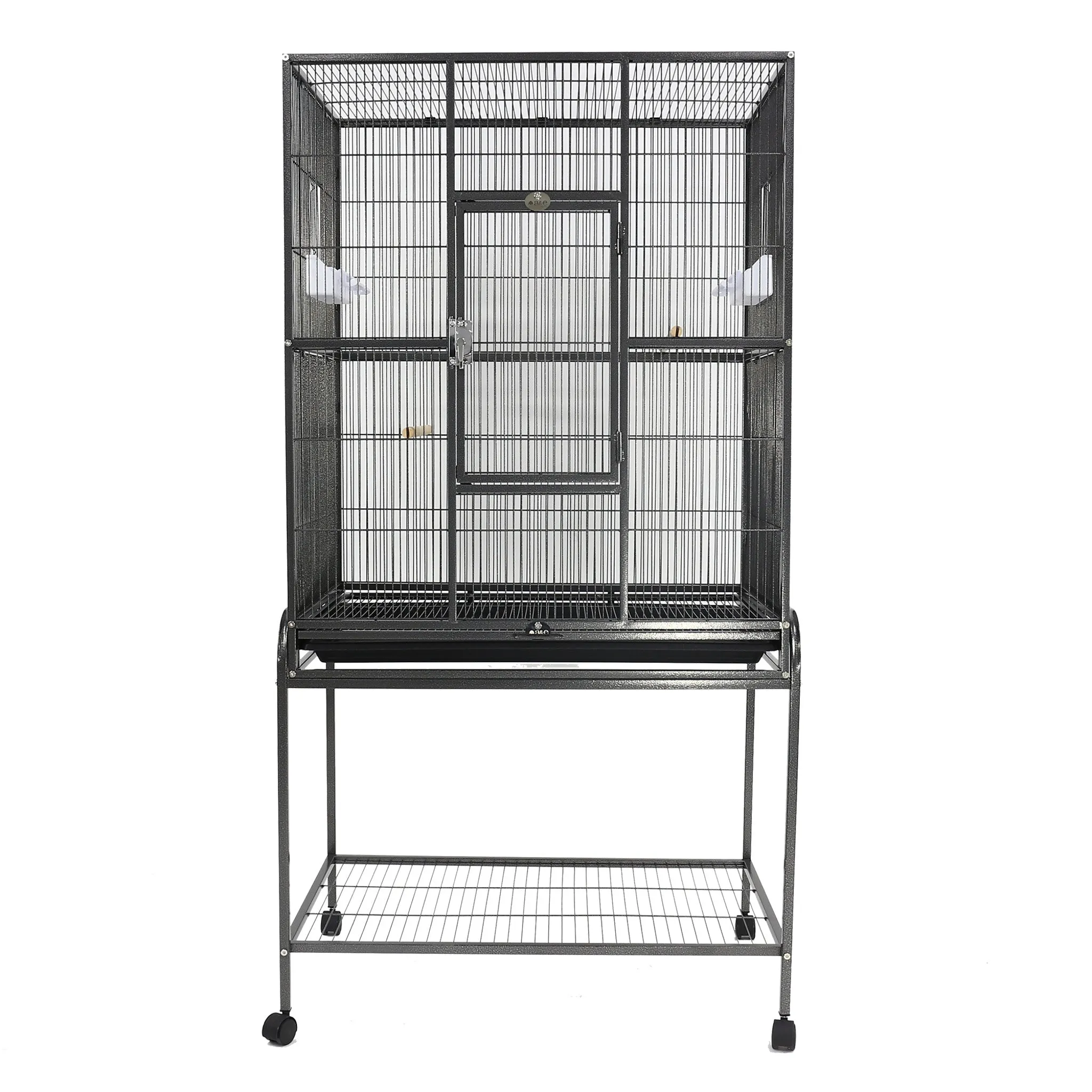 A&E Flight Cage and Stand Black 31x20in