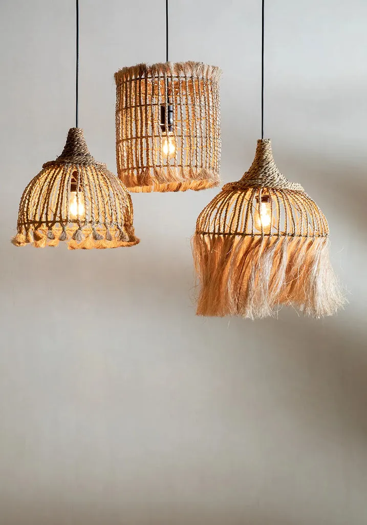 ABACA Bird Cage Pendant