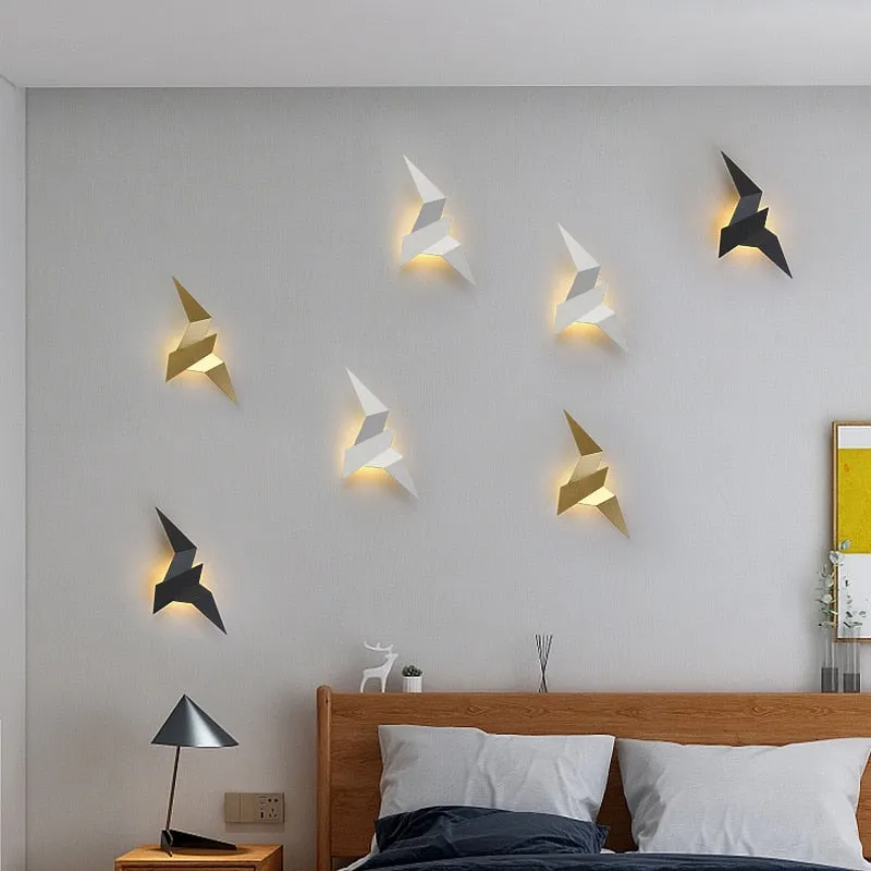 Amazing Modern Flying Bird Lamps