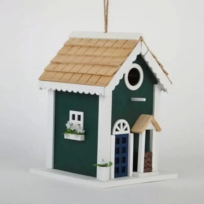 Arboria Wooden Bird Nest Box House - 3 Assorted Designs