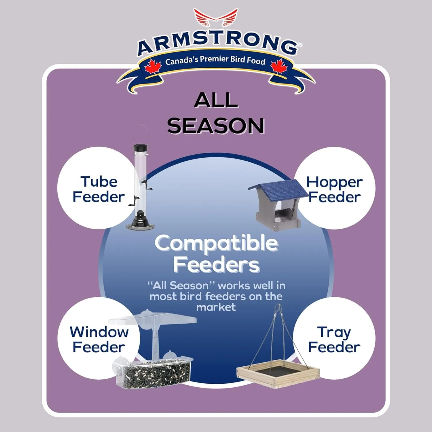 Armstrong Feather Treat All Season Wild Bird Food Blend 8.8lbs