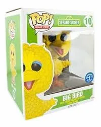 Big Bird (Flocked) #10 Deluxe Funko Pop! Sesame Street, Underground Toys Exclusive