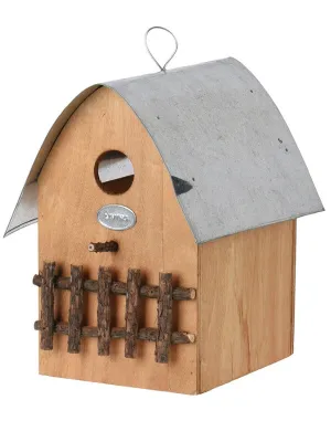 Bird House with Zinc Roof