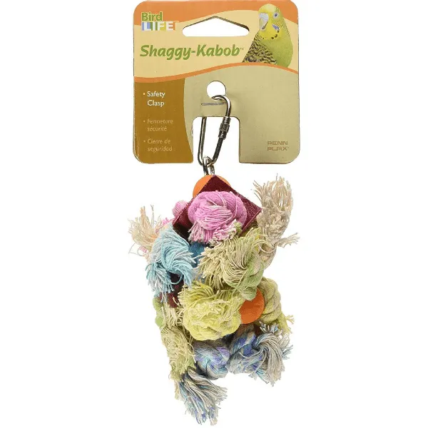 Bird LIFE Shaggy-Kabob Bird Toy