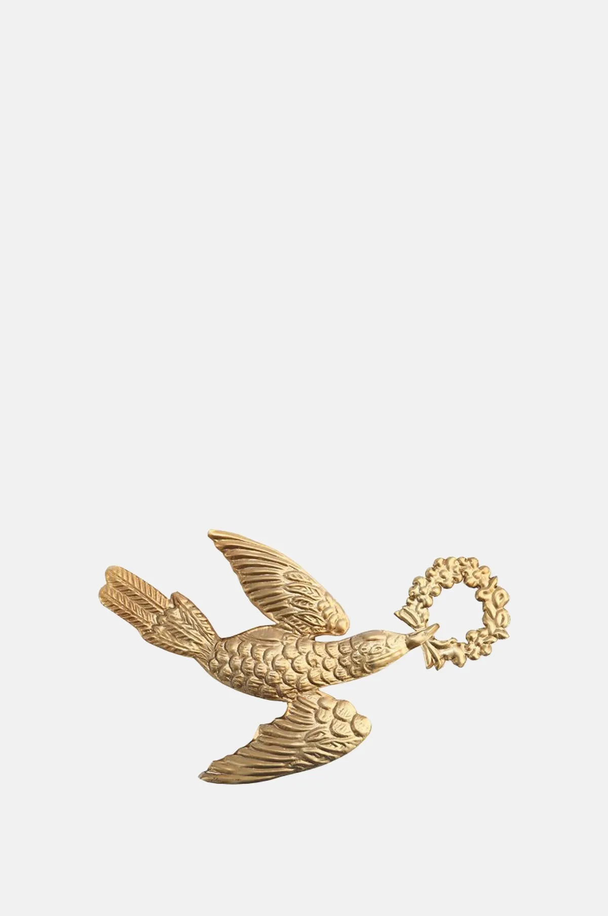 Bird Ornament Gold