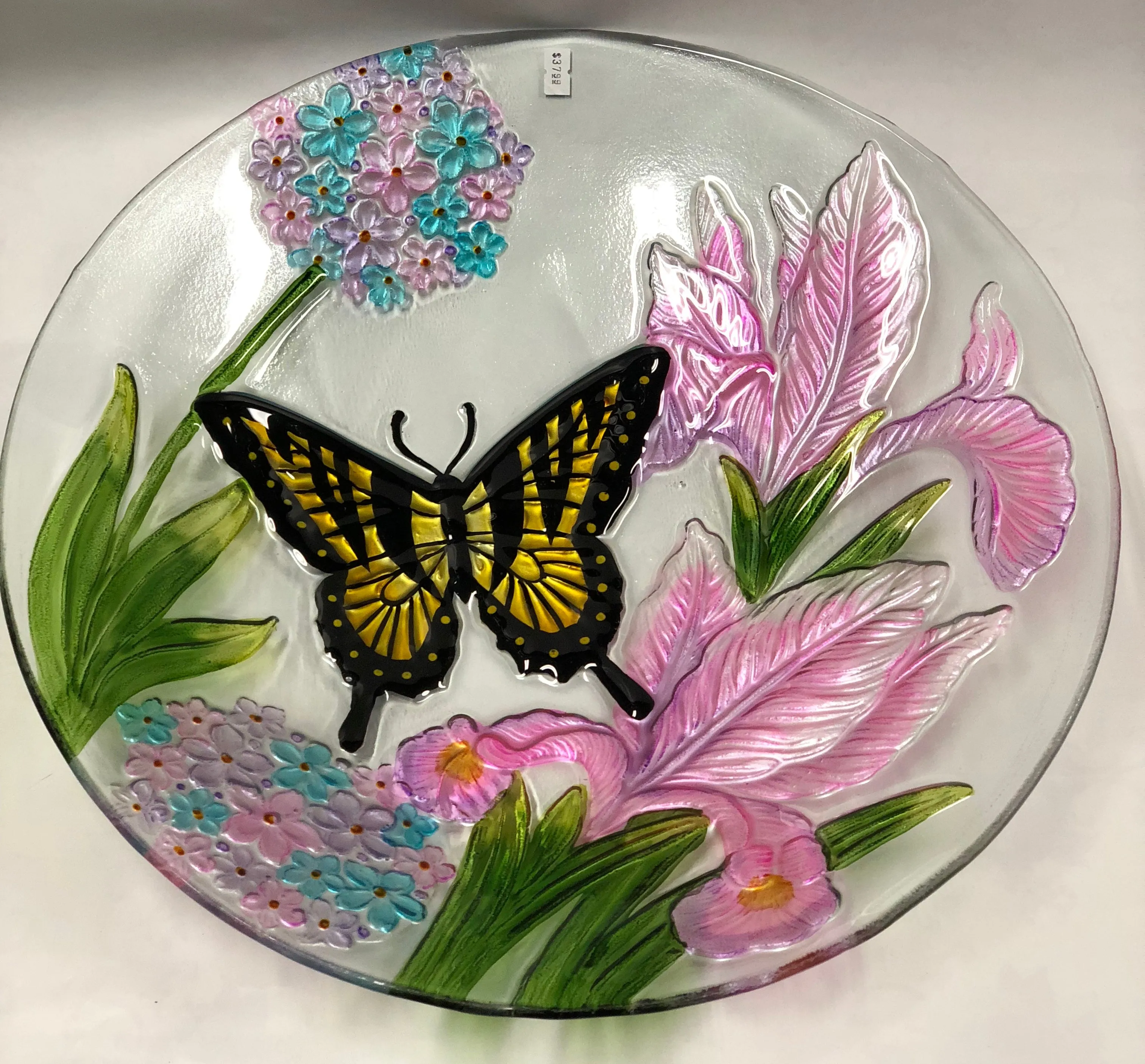 Butterfly and Iris Bowl