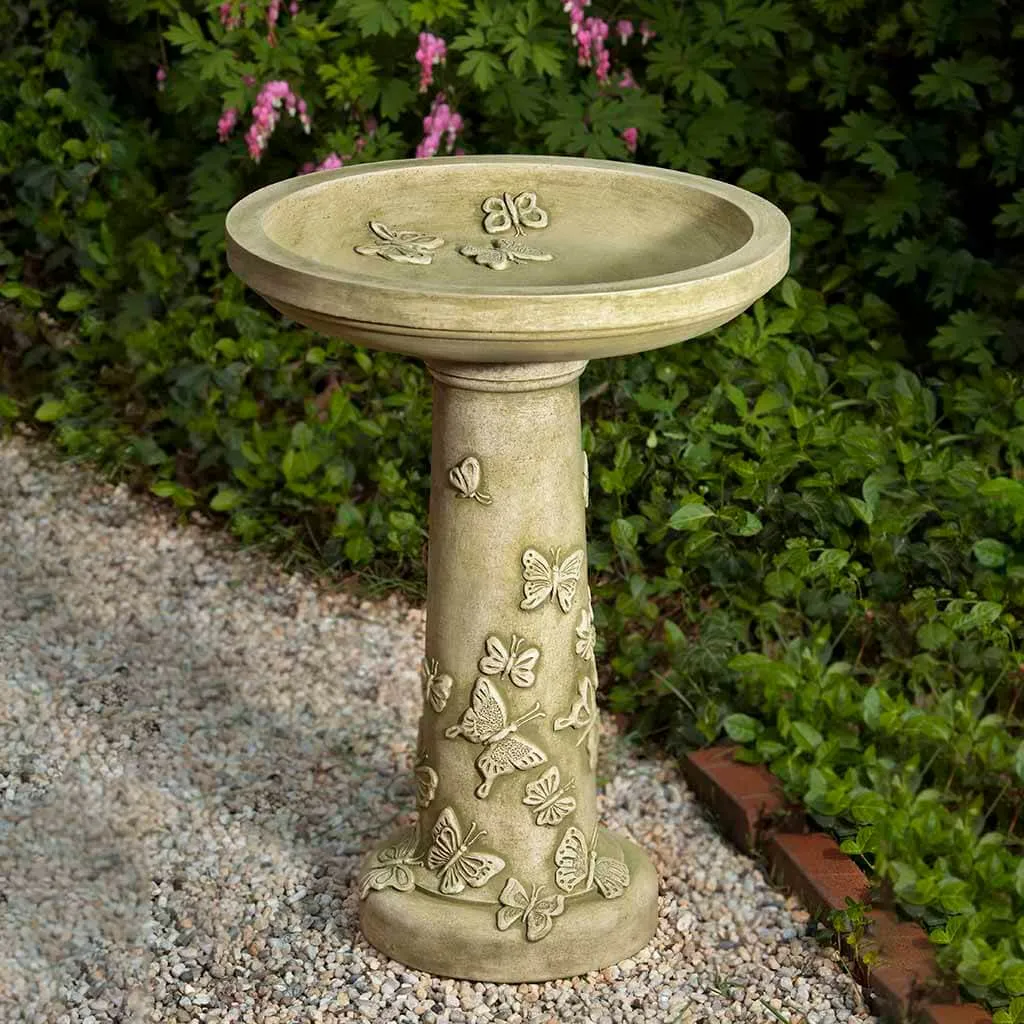 Campania International Butterflies are Free Birdbath