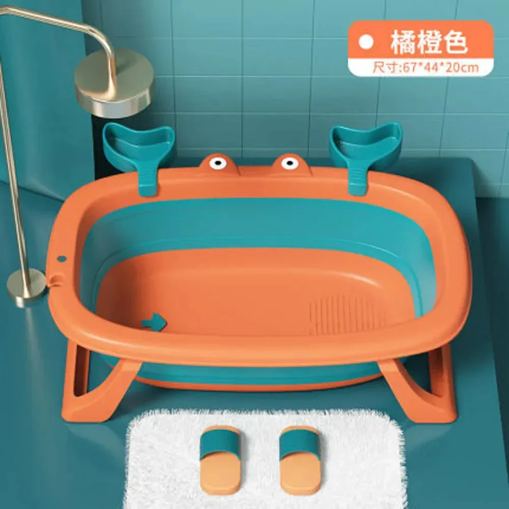 Children'S Bathtub Lying Support Universal Bathtub Extra Large Extended Baby Newborn Products Baby Bathtub Folding