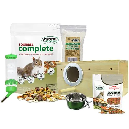 Congo Cage & Starter Pack for Squirrels