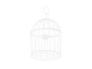 Decorative Bird Cage White