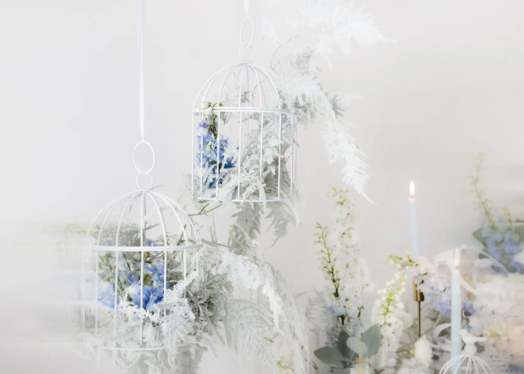 Decorative Bird Cage White