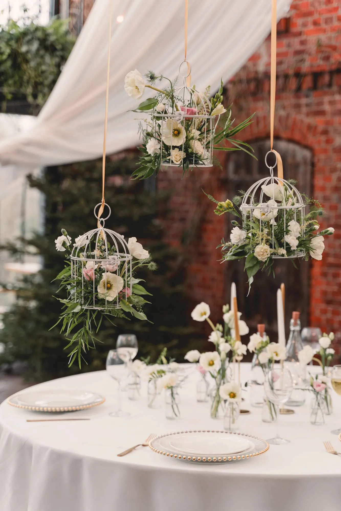 Decorative Bird Cage White