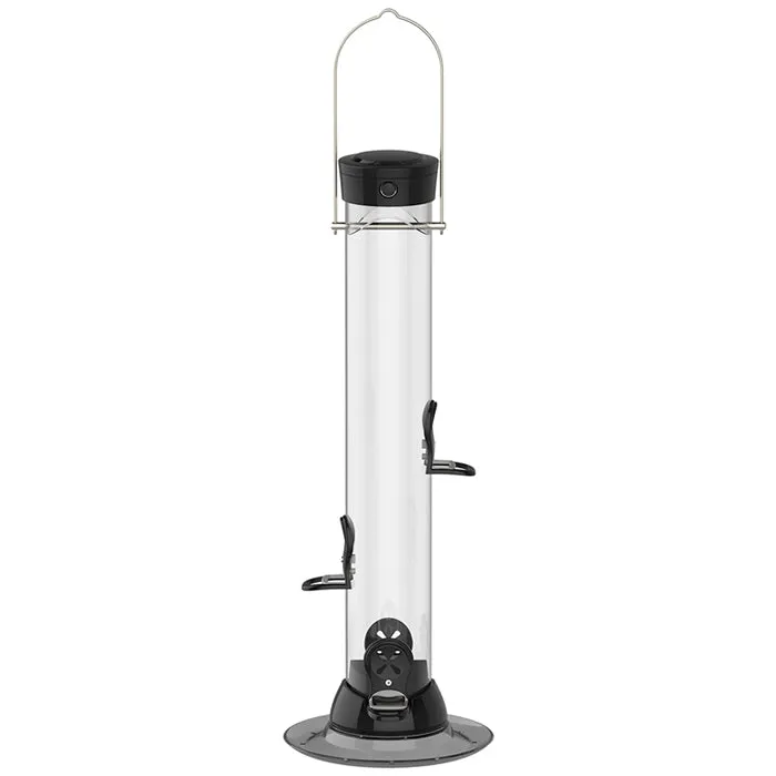 Droll Yankees 18" Onyx Clever Clean Finch Seed Feeder