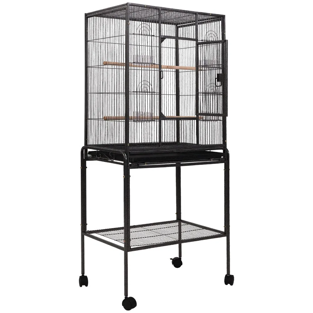 Durable Large Bird Cage with Accessories, 144cm - i.Pet