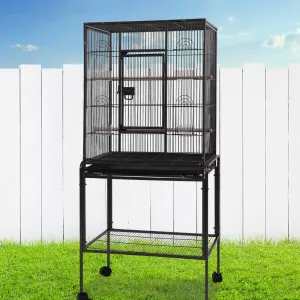 Durable Large Bird Cage with Accessories, 144cm - i.Pet