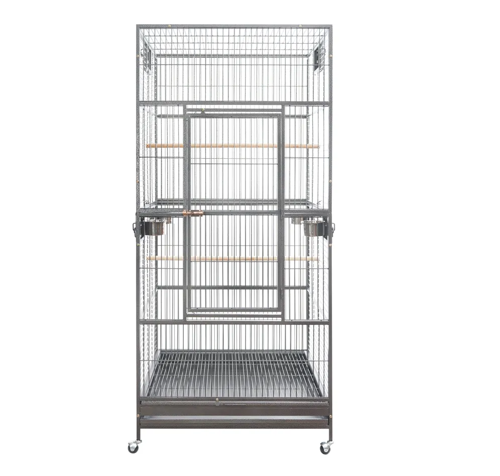 Durable XXL 203cm Bird Aviary Cage with Wheels, YES4PETS