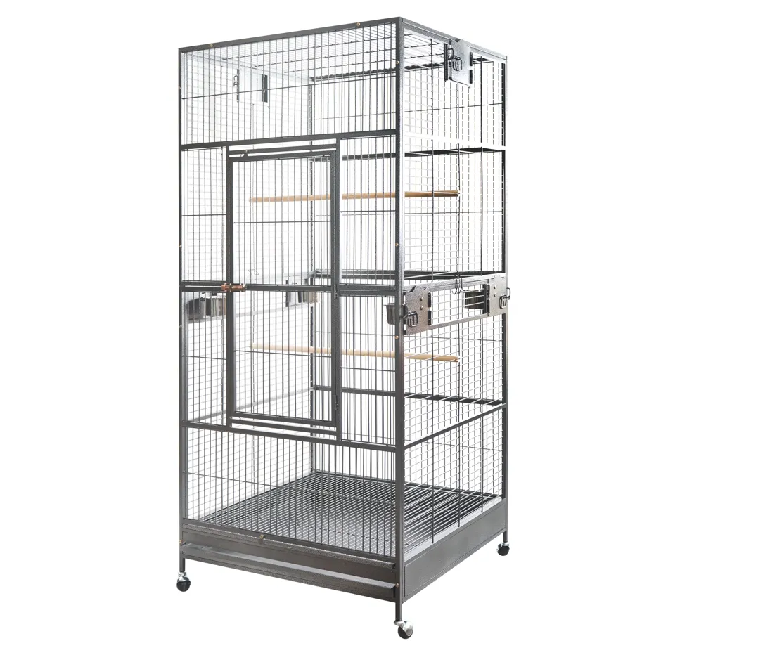 Durable XXL 203cm Bird Aviary Cage with Wheels, YES4PETS