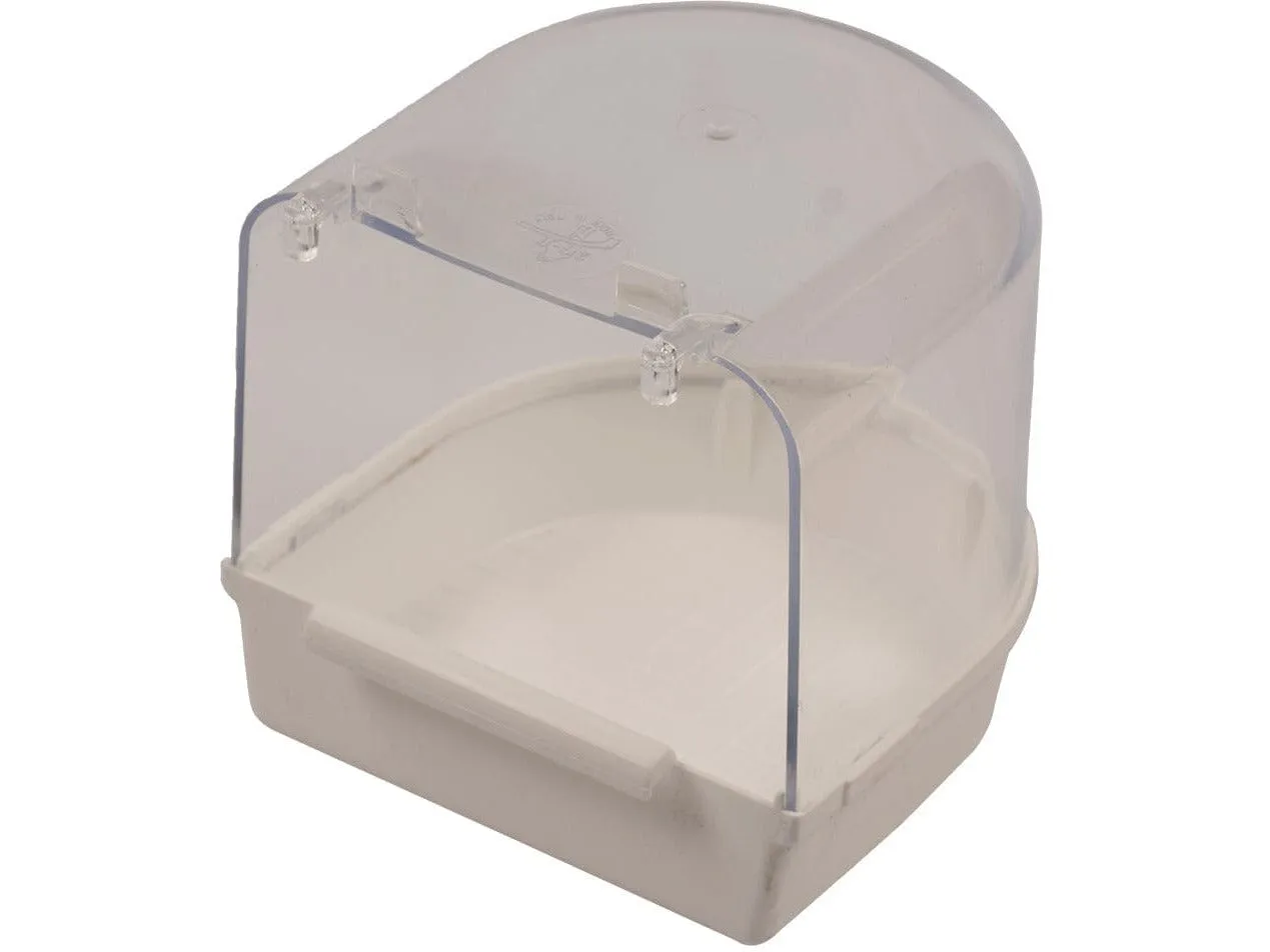 External luxury bath 12,5x13,5x13,5cm white