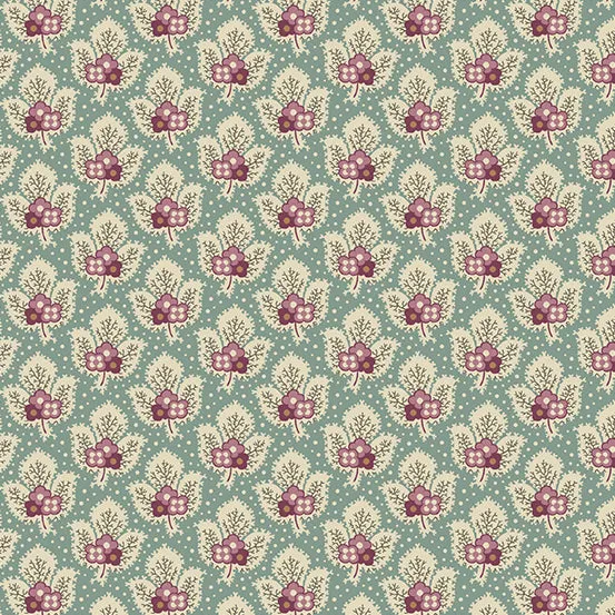 Fabric CAMARILLO Color MISTY MORNING from English Garden Collection by Edyta Sitar for Andover, A-795-T