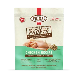 Frozen Raw Scoopable Pronto Dog Food <br> Chicken Recipe