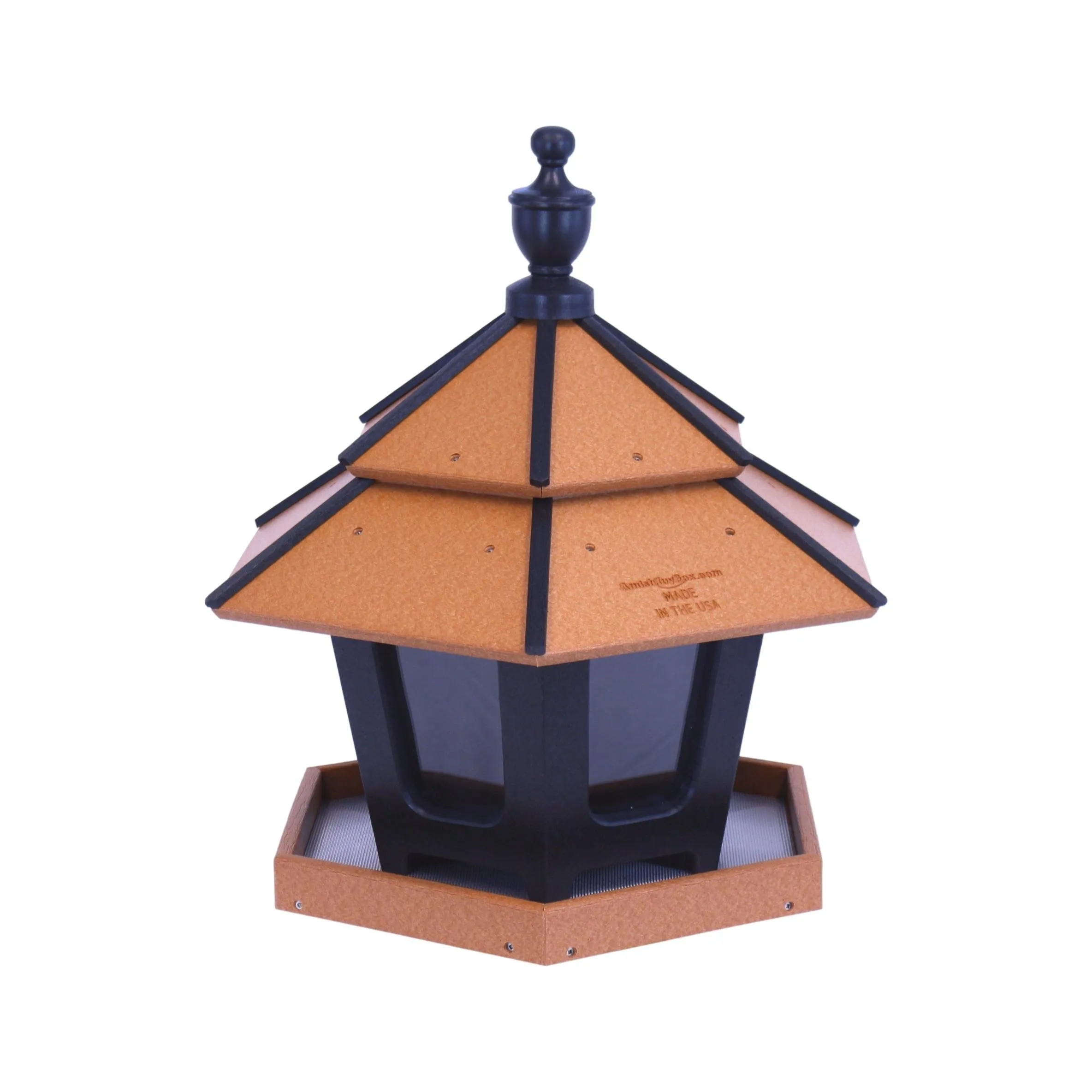 Gazebo Bird Feeder - Triple Compartment, Post-Mount