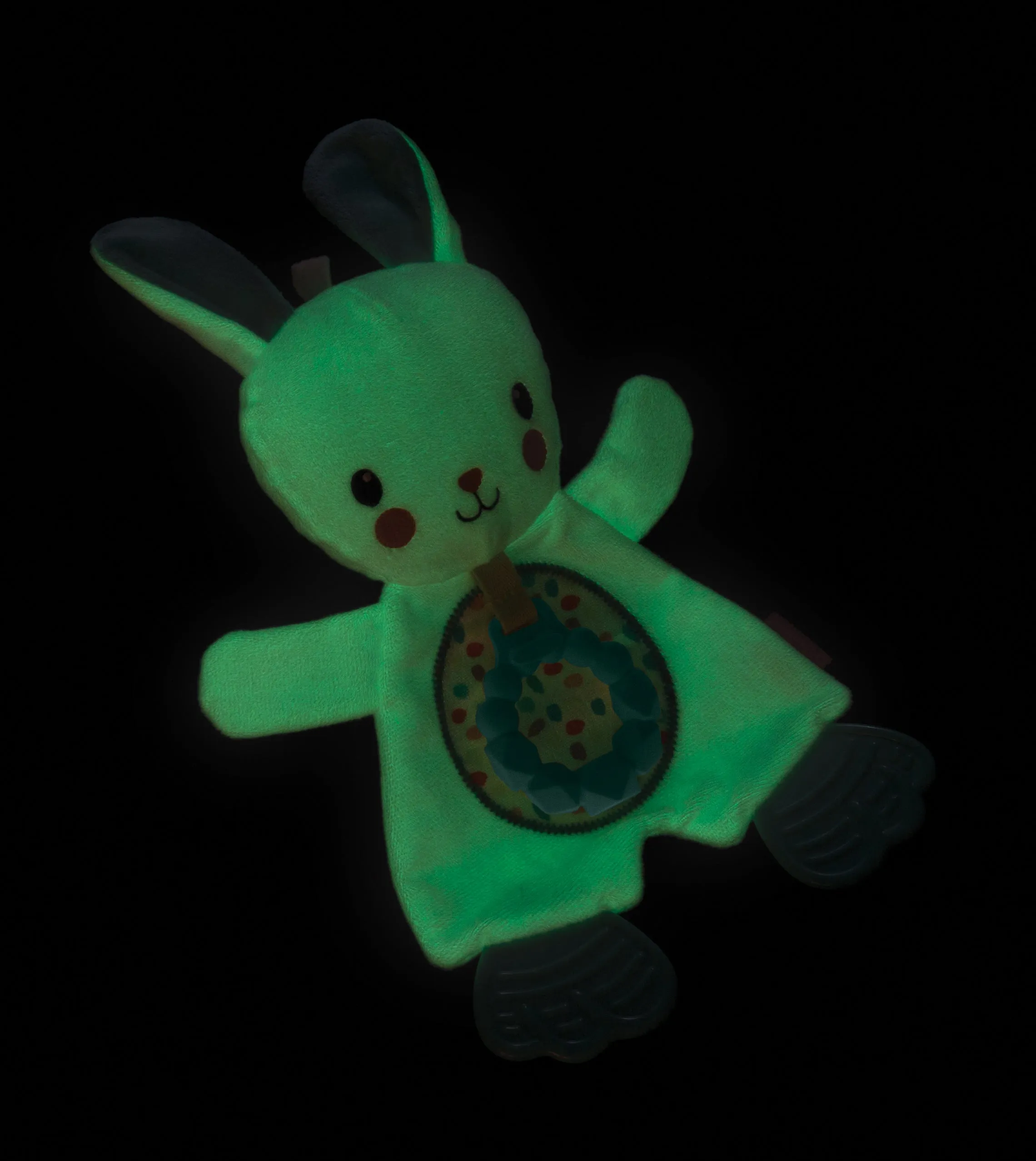 GLOW-IN-THE-DARK CUDDLY PAL WITH TEETHERS GIFT SET