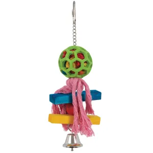 JW Hol-ee Roller Pom Pom Bird Toy