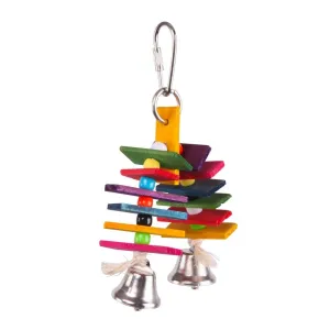 Kazoo Bird Toy with Arch Chips and Bells Small