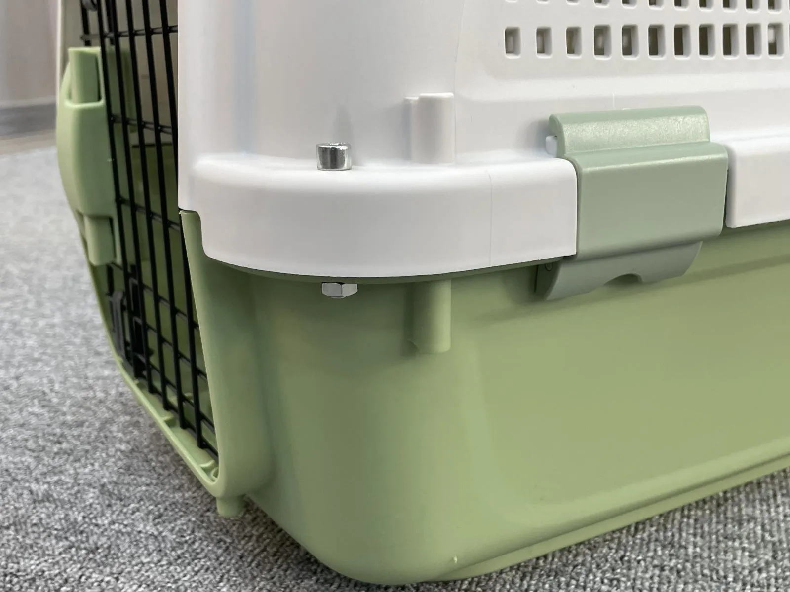 Lightweight Pet Carrier for Small Dogs, Cats & Rabbits, Green - YES4PETS