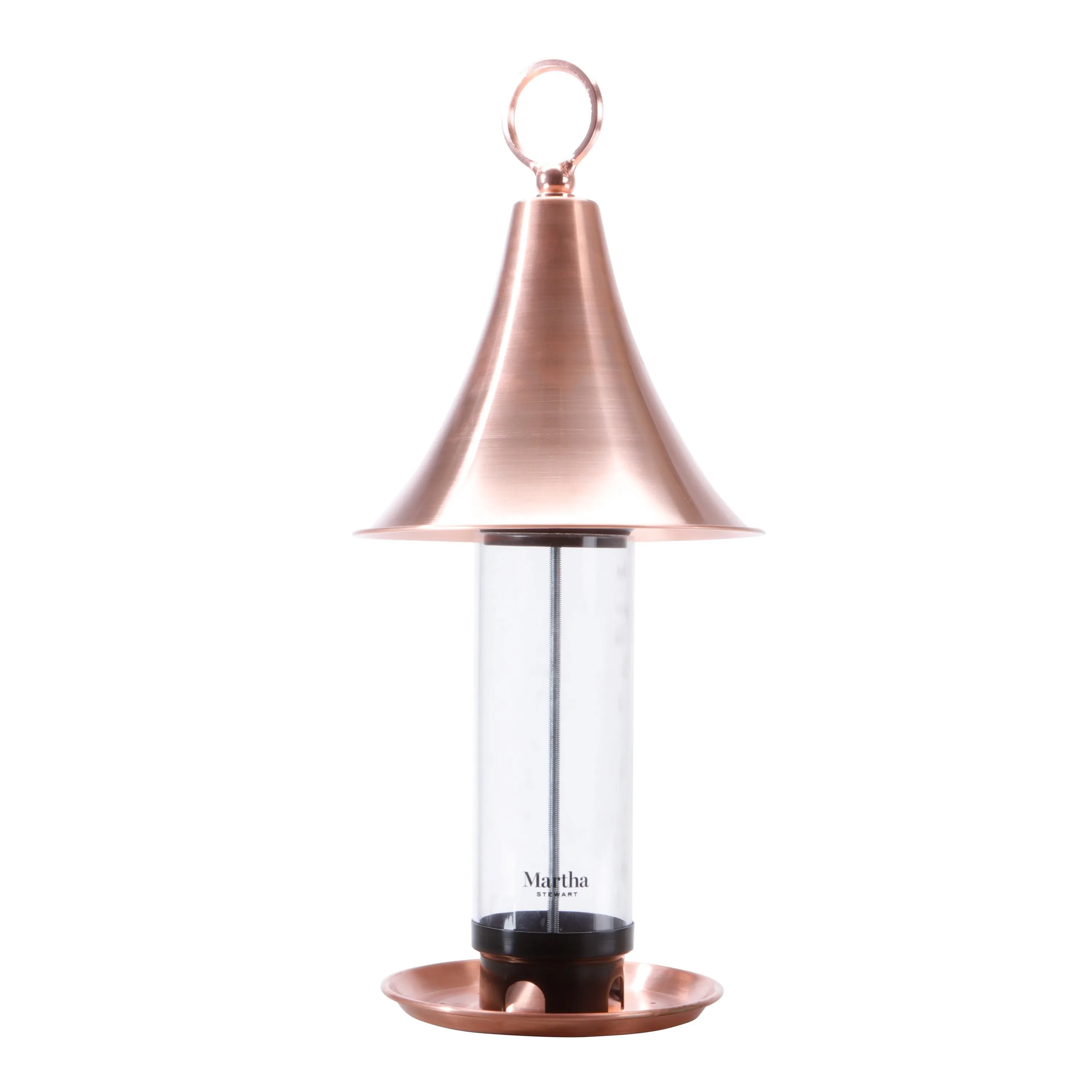 Martha Stewart MTS-CBF1 Real Copper Bird Feeder w/ 4 Feeding Ports