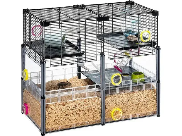 Multiple Hamster Crystal Cage