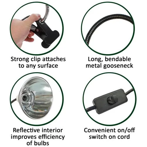 Nocturnal Infrared Lighting System (Clamp Lamp   Bulb)