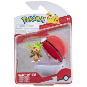 Pokemon Clip N Go Chespin & Poke Ball