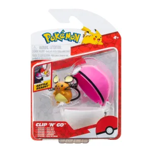 Pokemon Clip N Go Dedenne & Love Ball