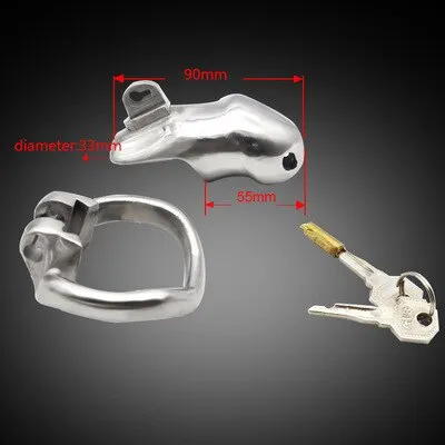 Prison Bird Male 316L stainless steel Luxury Honorable Standard Size Cage Male Chastity Magic Locker Device Sex Toy