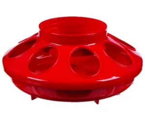 Red Chick/Chicken Feeder Base #806