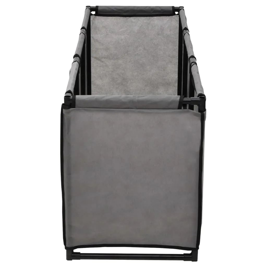 Small Animal Cage Grey 105x34.5x45 cm Fabric