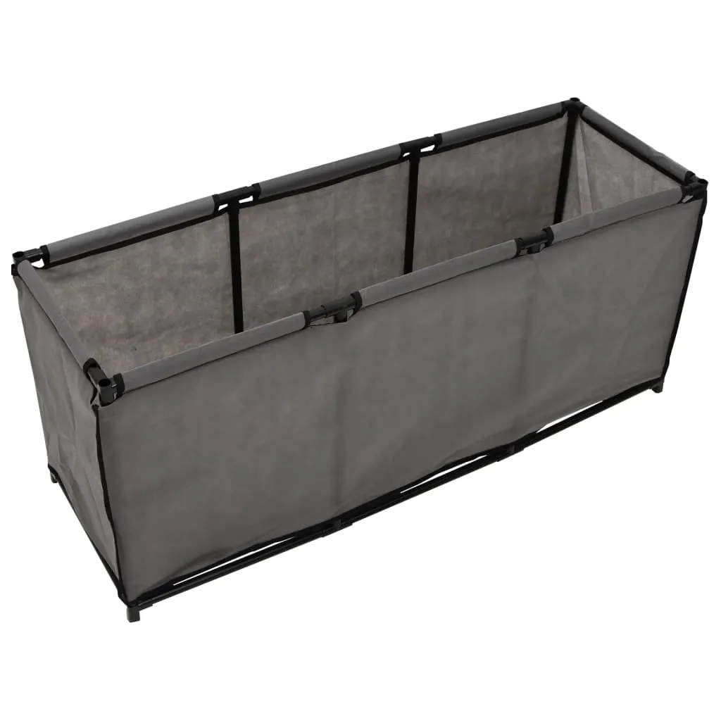 Small Animal Cage Grey 105x34.5x45 cm Fabric