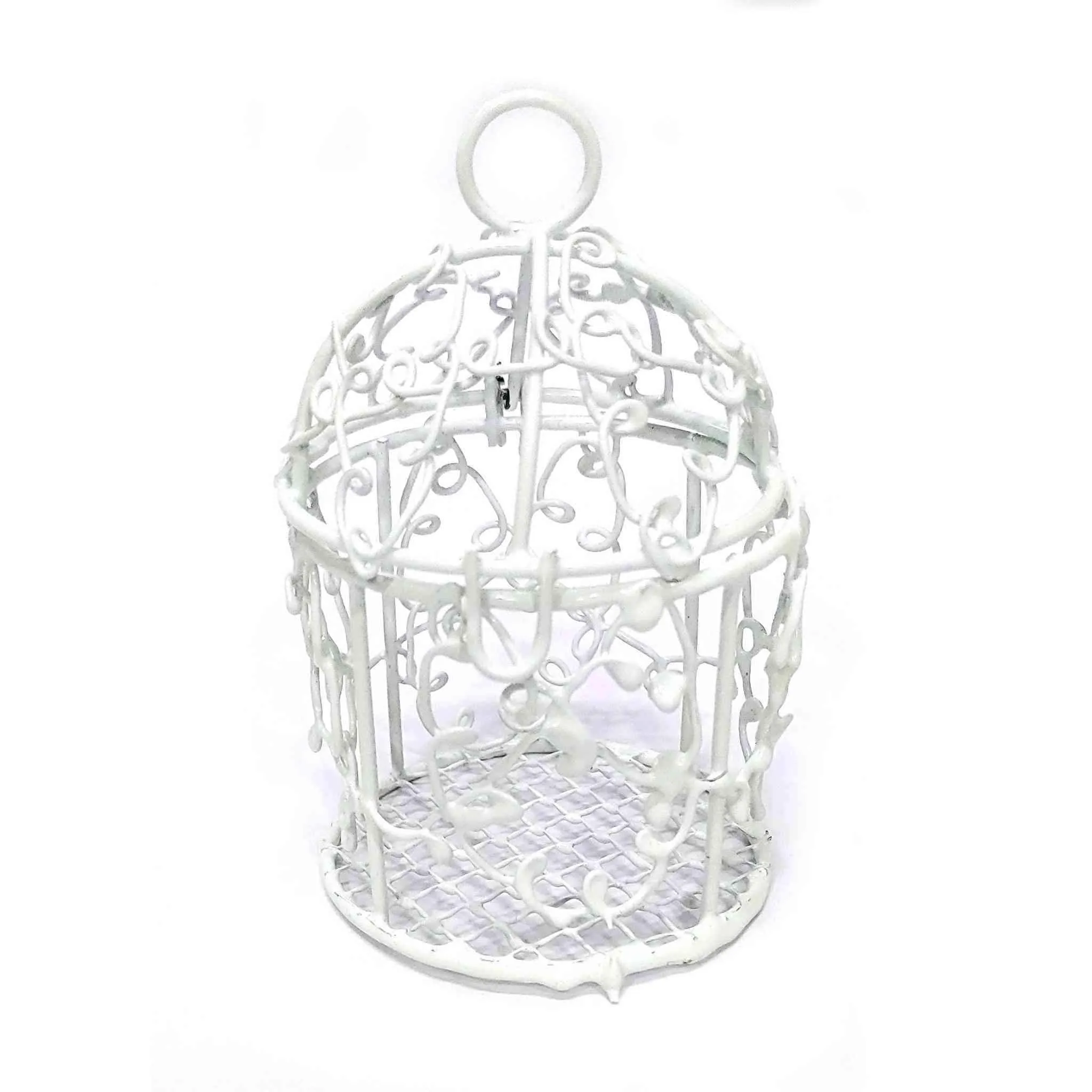 Small Decorative Metal Cage for DIY Craft or Decoration