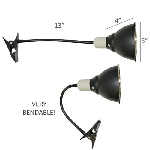 UVB Set (Gooseneck Lamp with Dome   UVB Bulb 26 Watt)