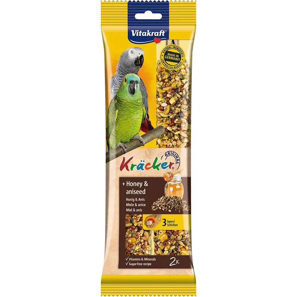 Vitakraft Kracker Honey & Aniseed for Parrots 180g