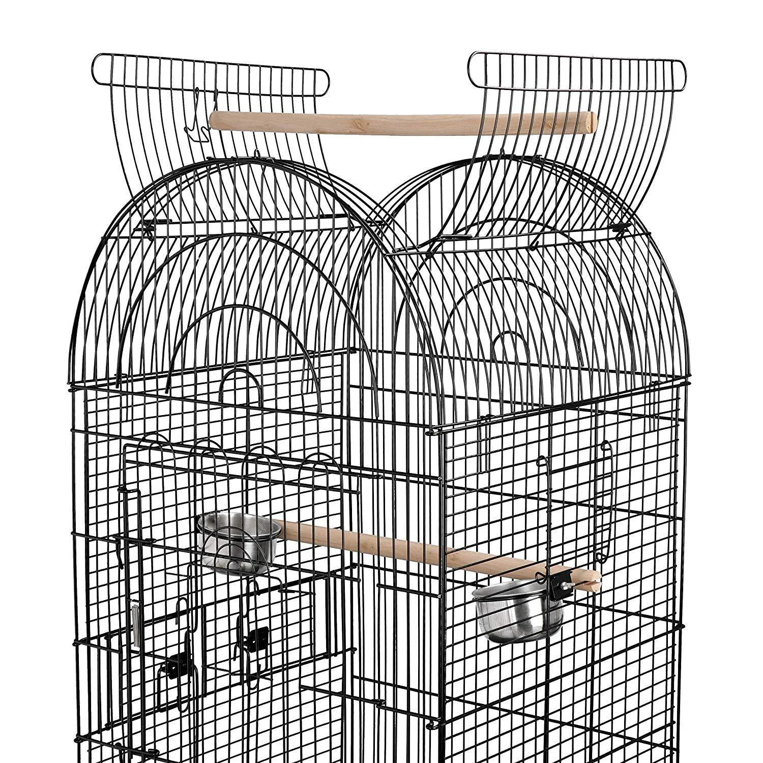 ZENY™ 63.5" Large Bird Cage Dome Open Top w/Detachable Rolling Stand